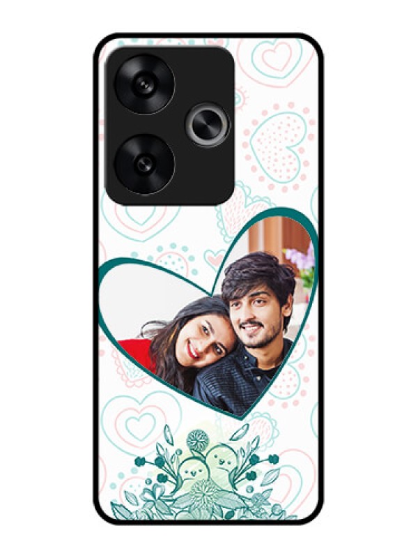 Custom Poco F6 5G Custom Metal Phone CasePremium Couple Design