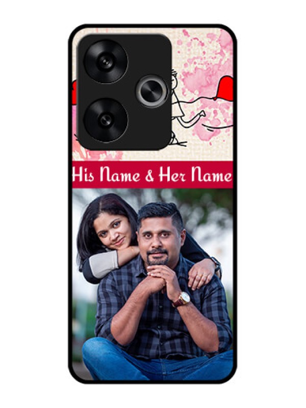 Custom Poco F6 5G Custom Metal Phone CaseYou And Me Case Design