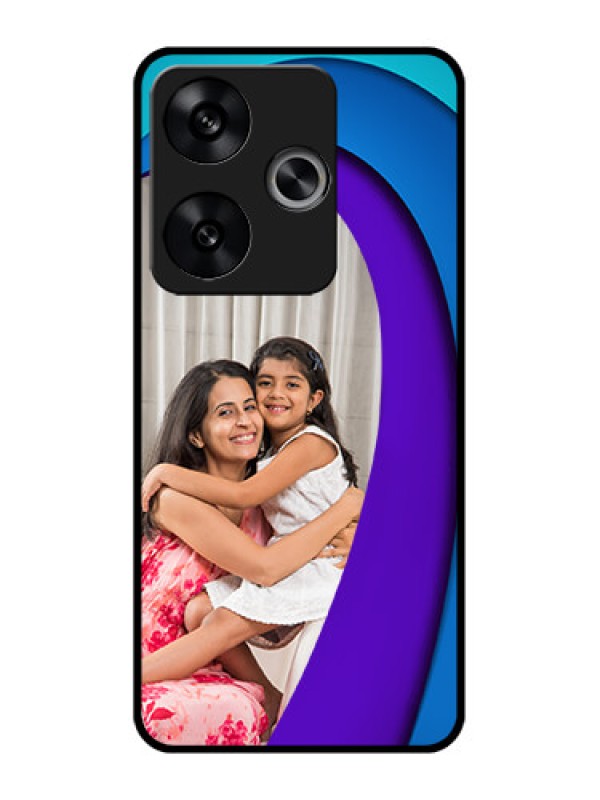 Custom Poco F6 5G Custom Metal Phone CaseSimple Pattern Design