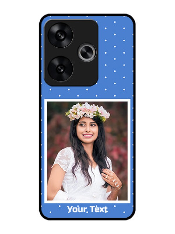 Custom Poco F6 5G Custom Metal Phone CasePolka Dots Design