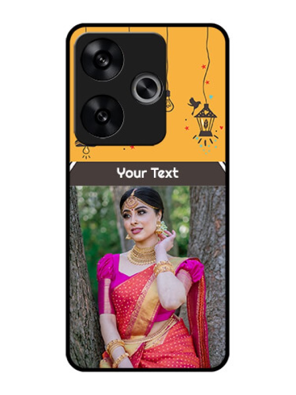 Custom Poco F6 5G Custom Metal Phone CaseWith Family Picture And Icons