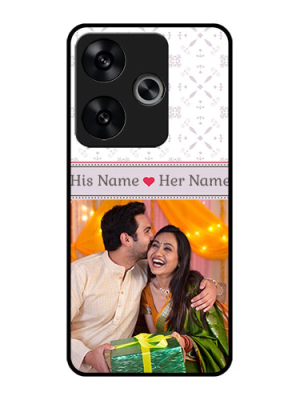 Custom Poco F6 5G Custom Metal Phone CaseWith Photo And Ethnic Design