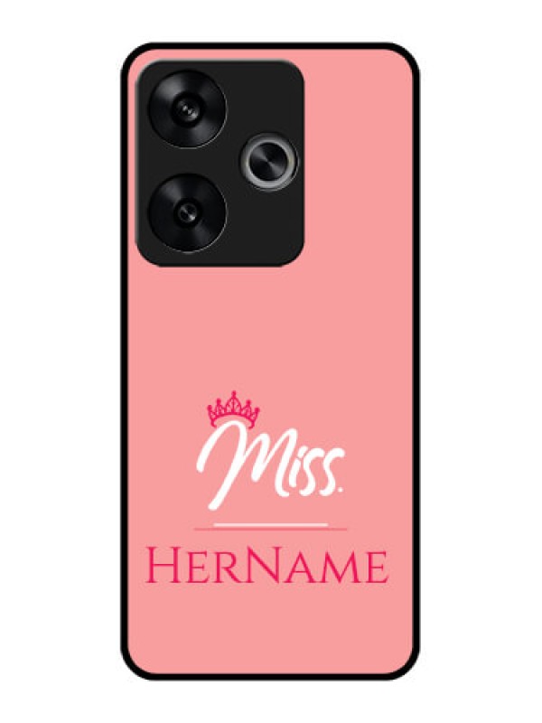 Custom Poco F6 5G Custom Metal Phone CaseMrs With Name Design