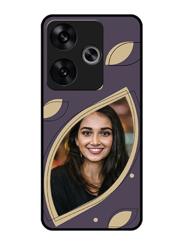 Custom Poco F6 5G Custom Metal Phone CaseFalling Leaf Design