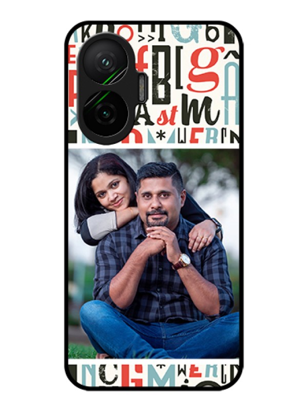 Custom Poco F7 5G Custom Metal Phone Case - Alphabet Design