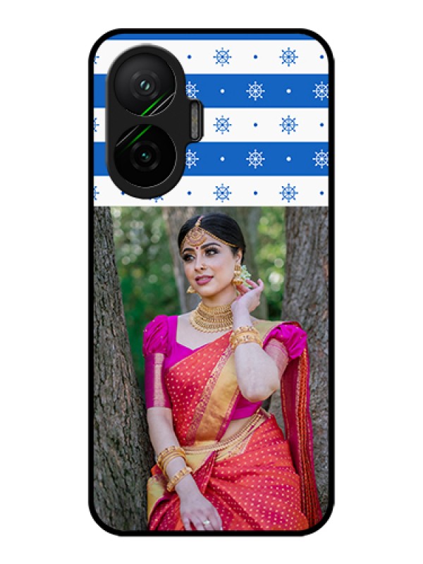 Custom Poco F7 5G Custom Metal Phone Case - Snow Pattern Design