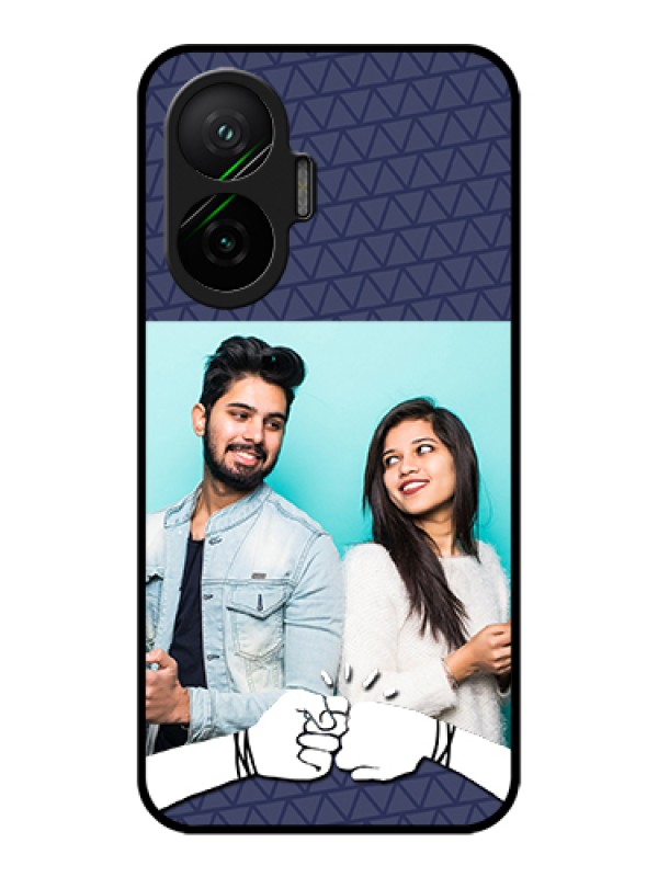 Custom Poco F7 5G Custom Metal Phone Case - With Best Friends Design