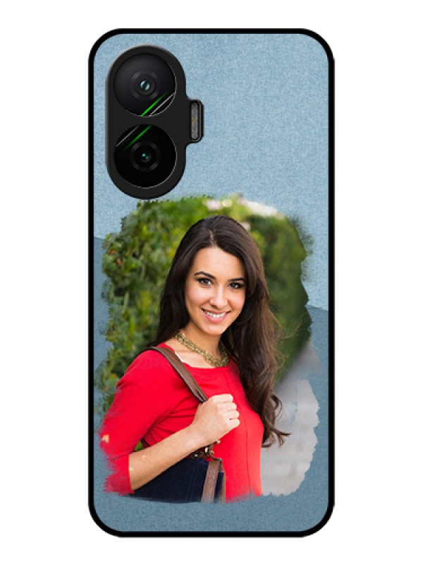 Custom Poco F7 5G Custom Metal Phone Case - Grunge Line Art Design