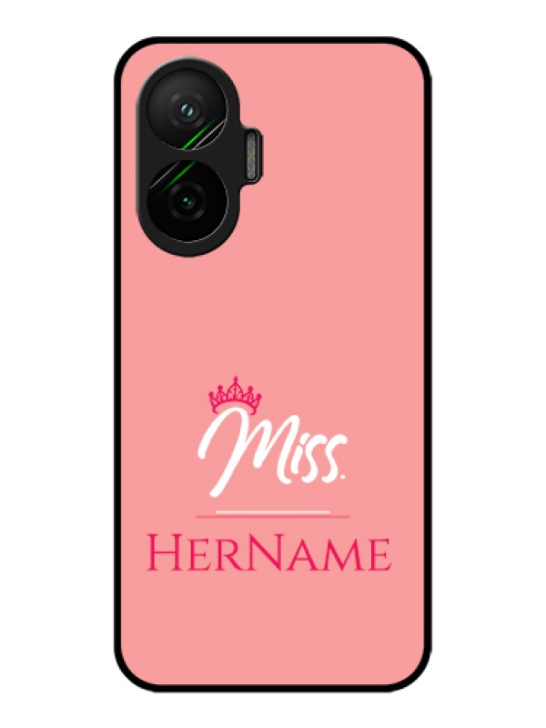 Custom Poco F7 5G Custom Metal Phone Case - Mrs With Name Design