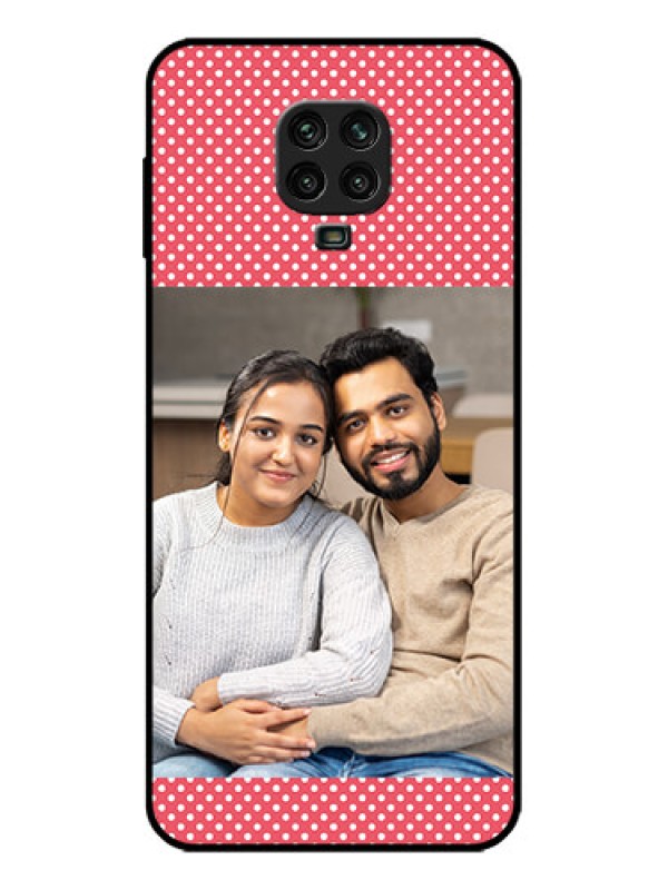 Custom Poco M2 Pro Custom Metal Phone Case - White Dotted Design