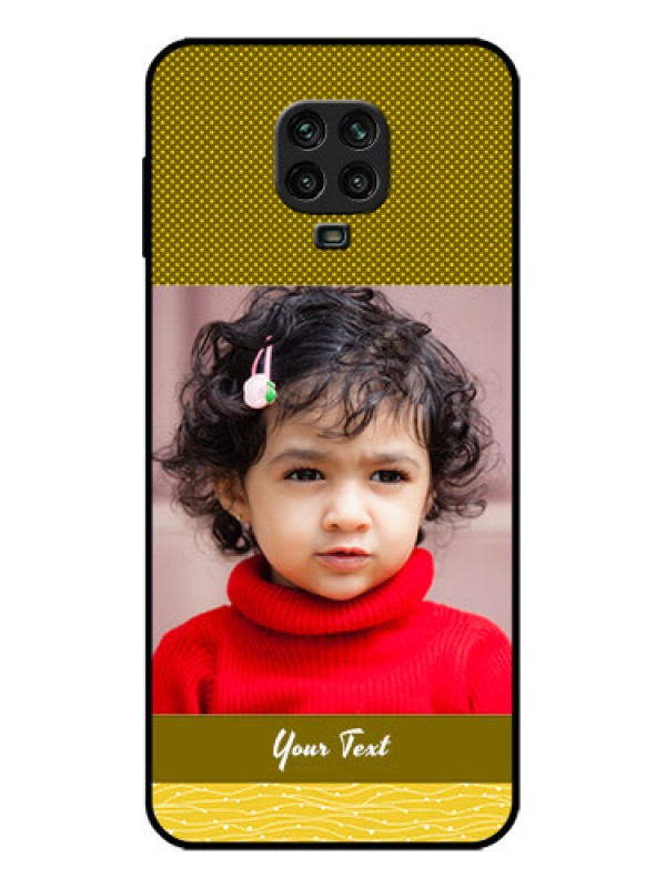 Custom Poco M2 Pro Custom Metal Phone Case - Simple Green Color Design