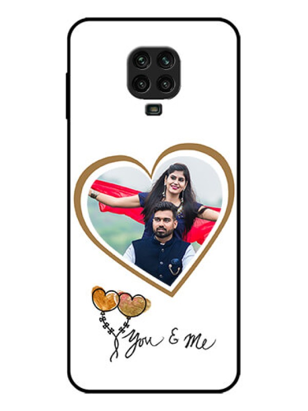 Custom Poco M2 Pro Custom Metal Phone Case - You and Me Design