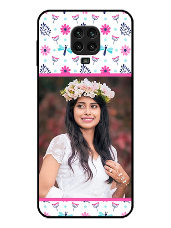 Custom Poco M2 Pro Custom Metal Phone Case - Colorful Flower Design