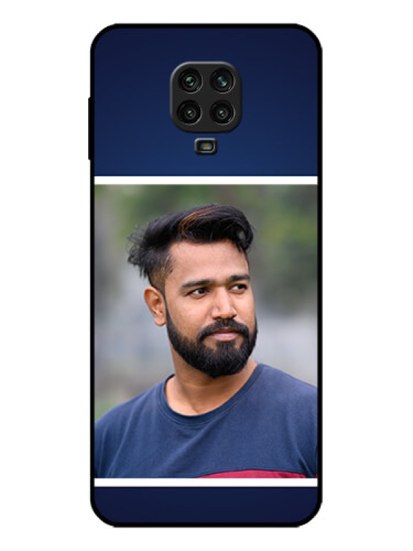 Custom Poco M2 Pro Custom Metal Phone Case - Simple Royal Blue Design