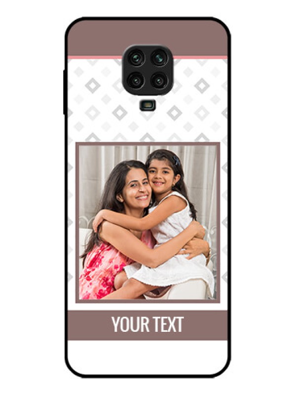 Custom Poco M2 Pro Custom Metal Phone Case - Simple Diamond Design