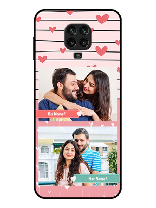 Custom Poco M2 Pro Custom Metal Phone Case - Photo With Heart Design