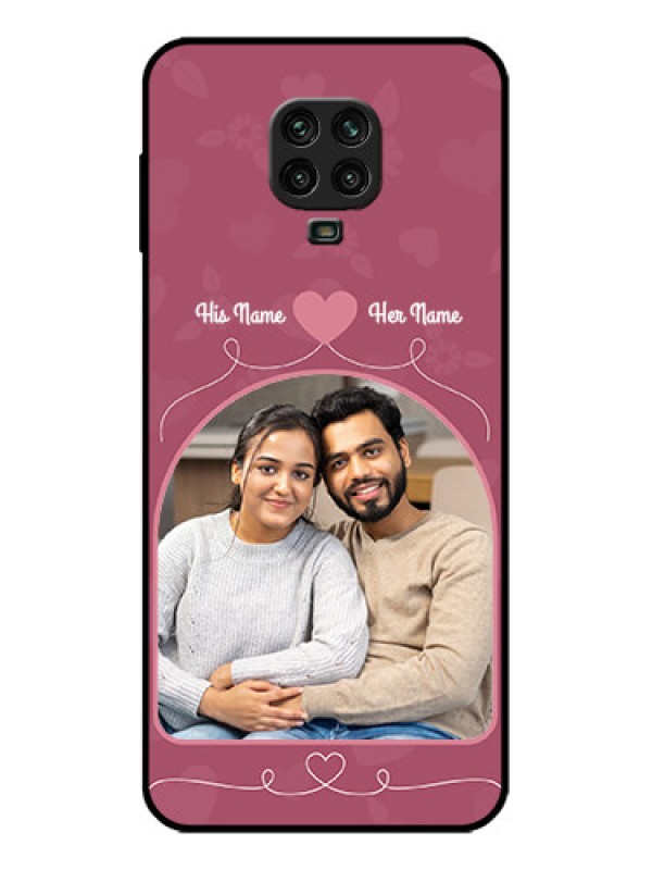 Custom Poco M2 Pro Custom Metal Phone Case - Love Floral Design