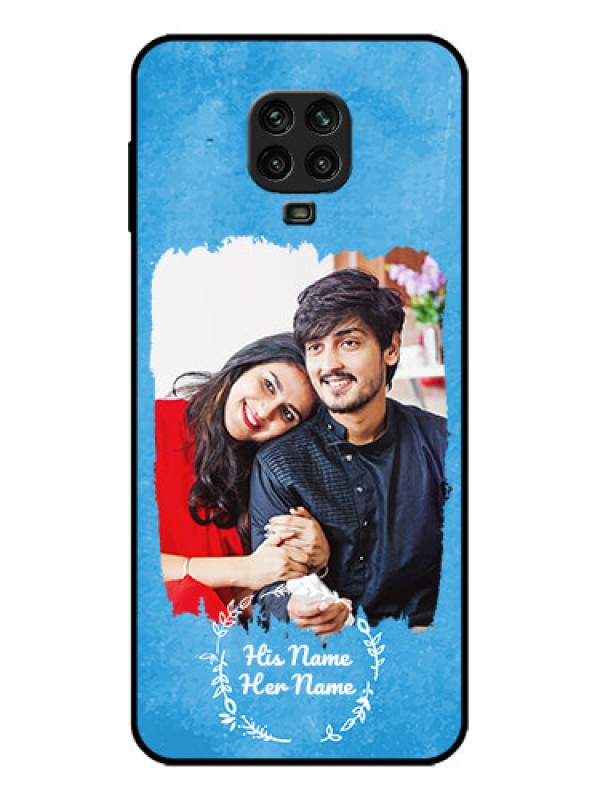 Custom Poco M2 Pro Custom Metal Phone Case - Blue Color Vintage Design