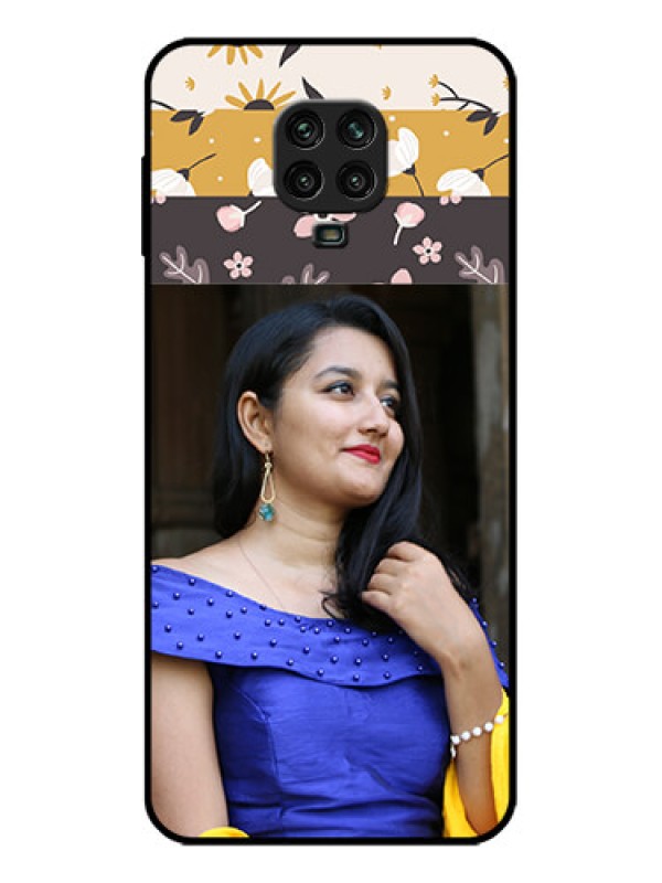 Custom Poco M2 Pro Custom Metal Phone Case - Stylish Floral Design