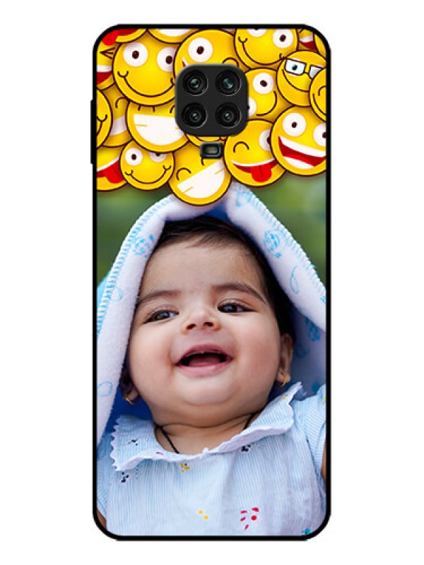 Custom Poco M2 Pro Custom Metal Phone Case - With Smiley Emoji Design