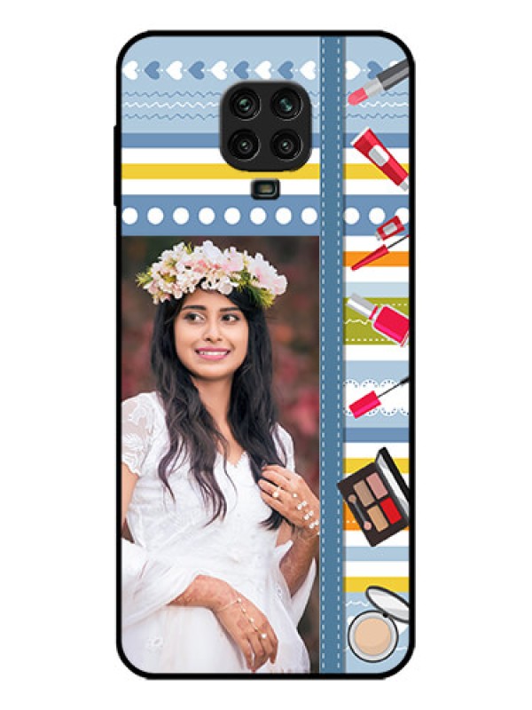 Custom Poco M2 Pro Custom Metal Phone Case - Makeup Icons Design