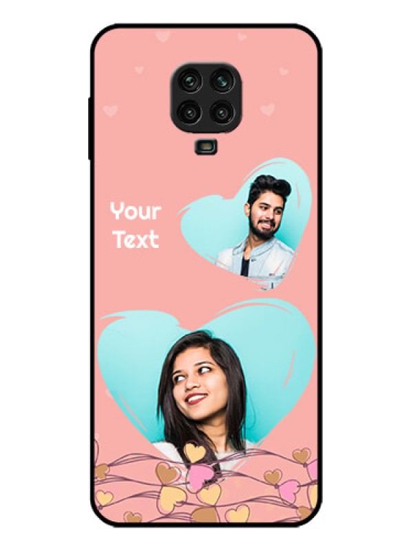 Custom Poco M2 Pro Custom Metal Phone Case - Love Doodle Design