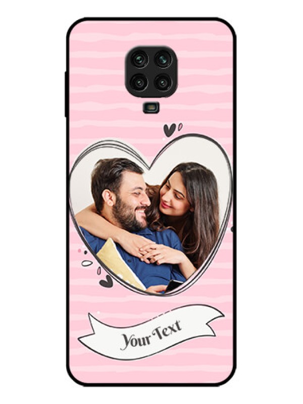 Custom Poco M2 Pro Custom Metal Phone Case - Vintage Heart Design