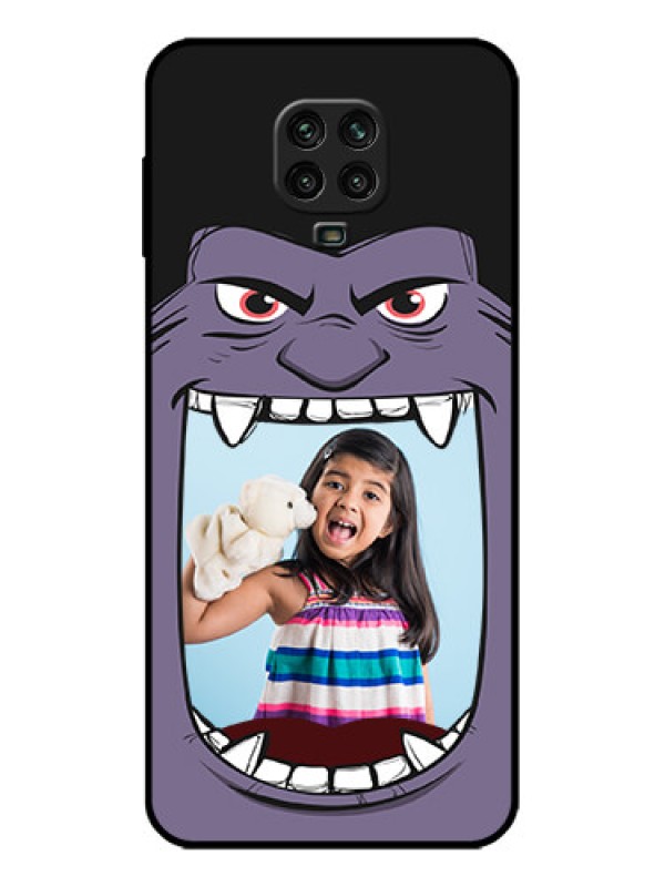 Custom Poco M2 Pro Custom Metal Phone Case - Angry Monster Design