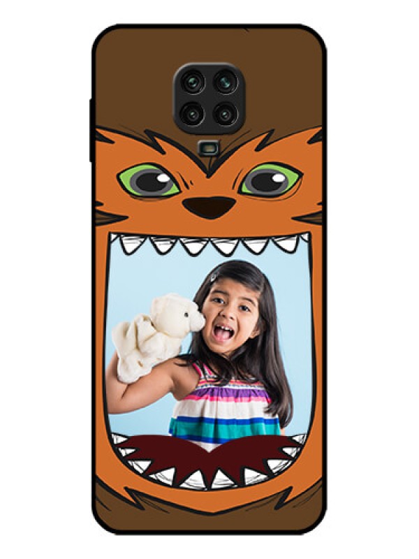 Custom Poco M2 Pro Custom Metal Phone Case - Owl Monster Back Case Design