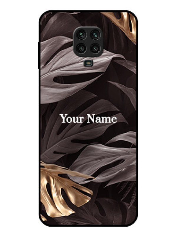Custom Poco M2 Pro Custom Metal Phone Case - Wild Leaves Digital Paint Design