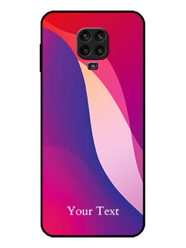Custom Poco M2 Pro Custom Metal Phone Case - Digital Abstract Overlap Design