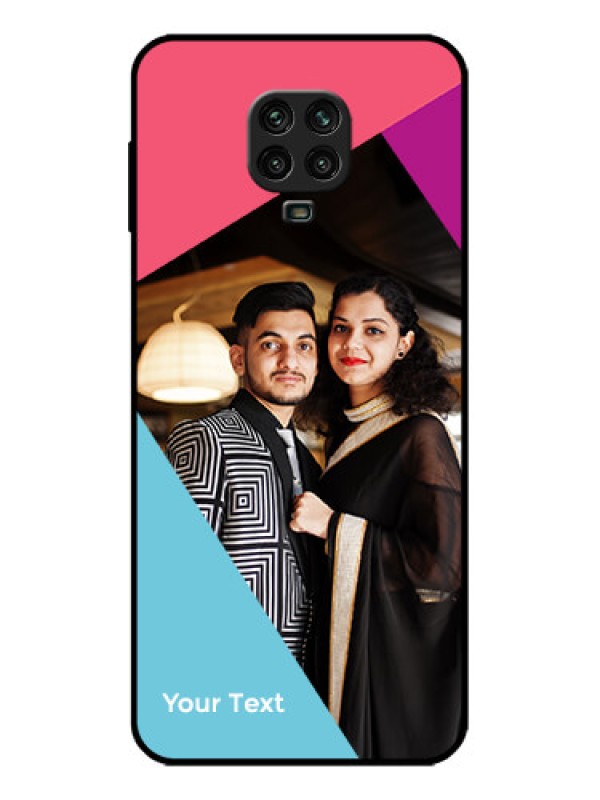 Custom Poco M2 Pro Custom Metal Phone Case - Stacked Triple Colour Design