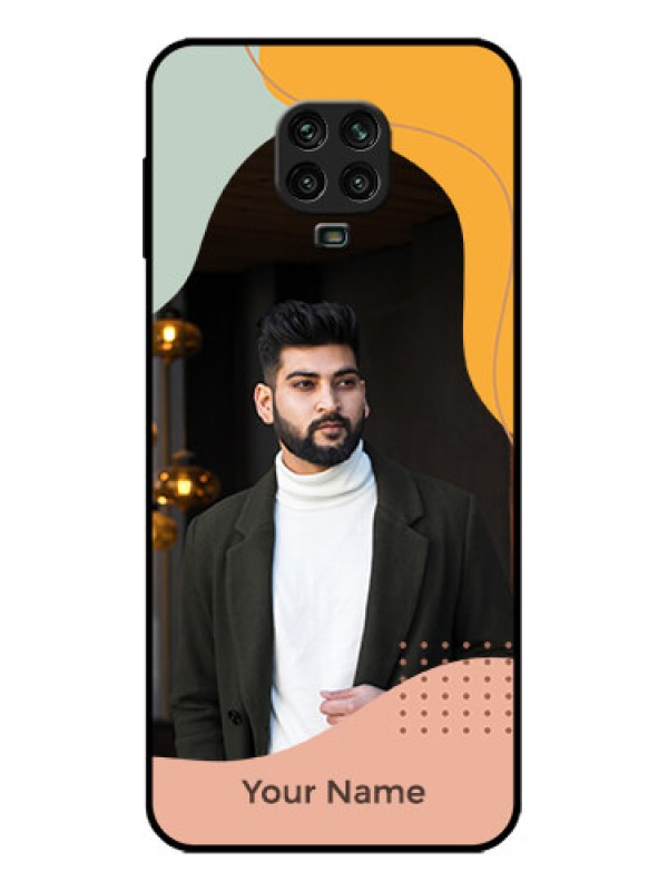 Custom Poco M2 Pro Custom Metal Phone Case - Tri - Coloured Overlay Design