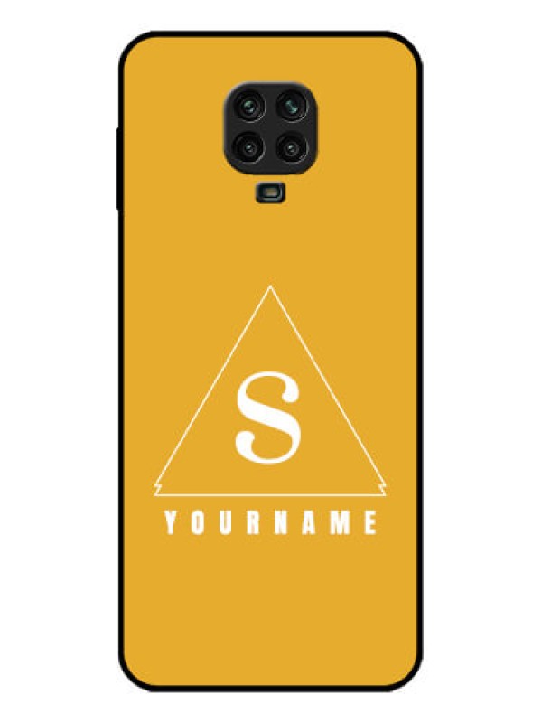 Custom Poco M2 Pro Custom Metal Phone Case - Simple Triangle Design
