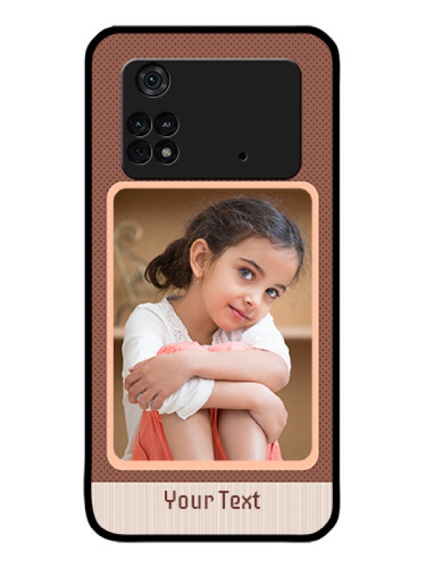 Custom Poco M4 Pro 4G Custom Metal Phone CaseSimple Pic Upload Design