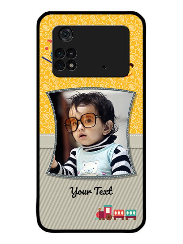 Custom Poco M4 Pro 4G Custom Metal Phone CaseBaby Picture Upload Design