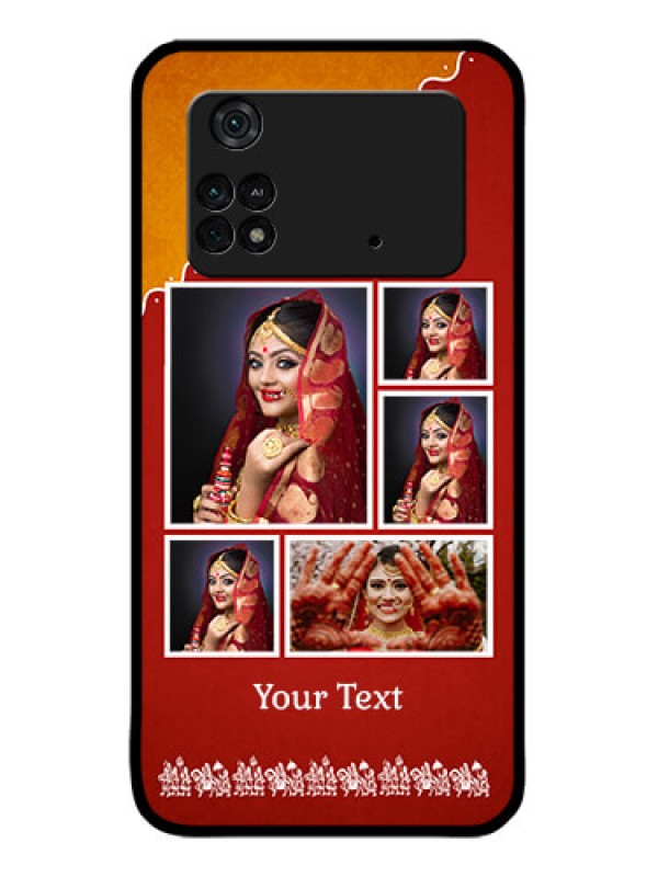 Custom Poco M4 Pro 4G Custom Metal Phone CaseWedding Pic Upload Design