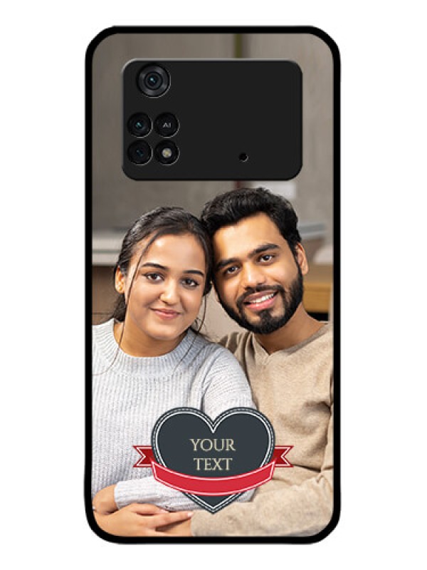 Custom Poco M4 Pro 4G Custom Metal Phone CaseJust Married Couple Design