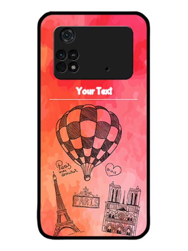 Custom Poco M4 Pro 4G Custom Metal Phone CaseParis Theme Design