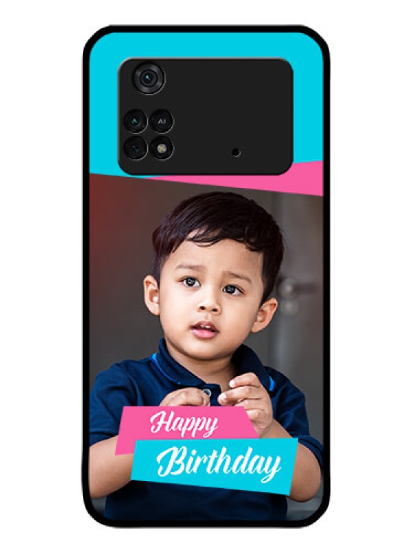 Custom Poco M4 Pro 4G Custom Metal Phone CaseImage Holder With 2 Color Design