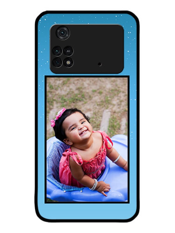 Custom Poco M4 Pro 4G Custom Metal Phone CaseWave Pattern Colorful Design