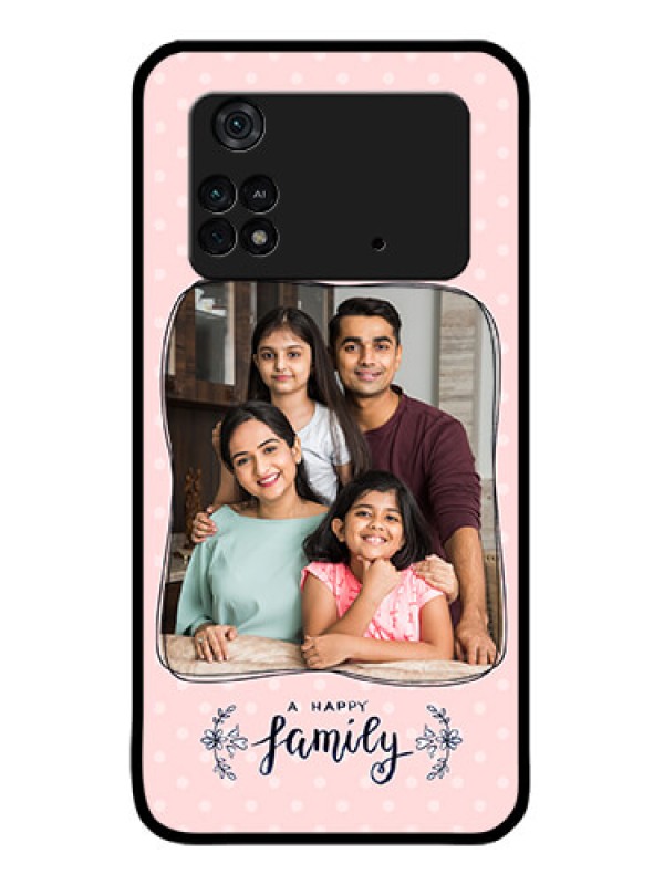 Custom Poco M4 Pro 4G Custom Metal Phone CaseFamily With Dots Design
