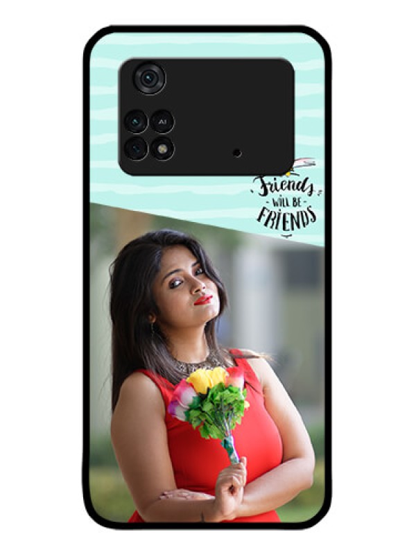 Custom Poco M4 Pro 4G Custom Metal Phone CaseFriends Picture Icon Design