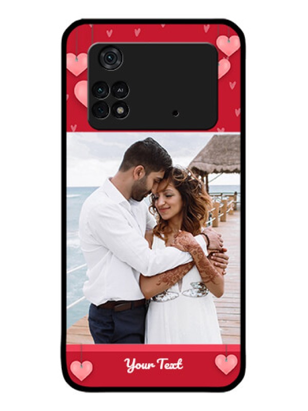 Custom Poco M4 Pro 4G Custom Metal Phone CaseValentines Day Design