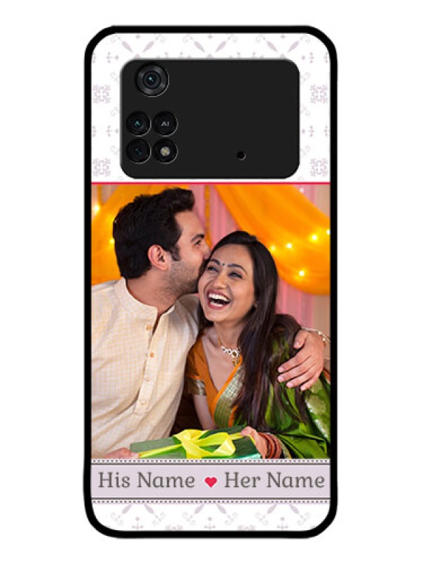 Custom Poco M4 Pro 4G Custom Metal Phone CaseWith Photo And Ethnic Design