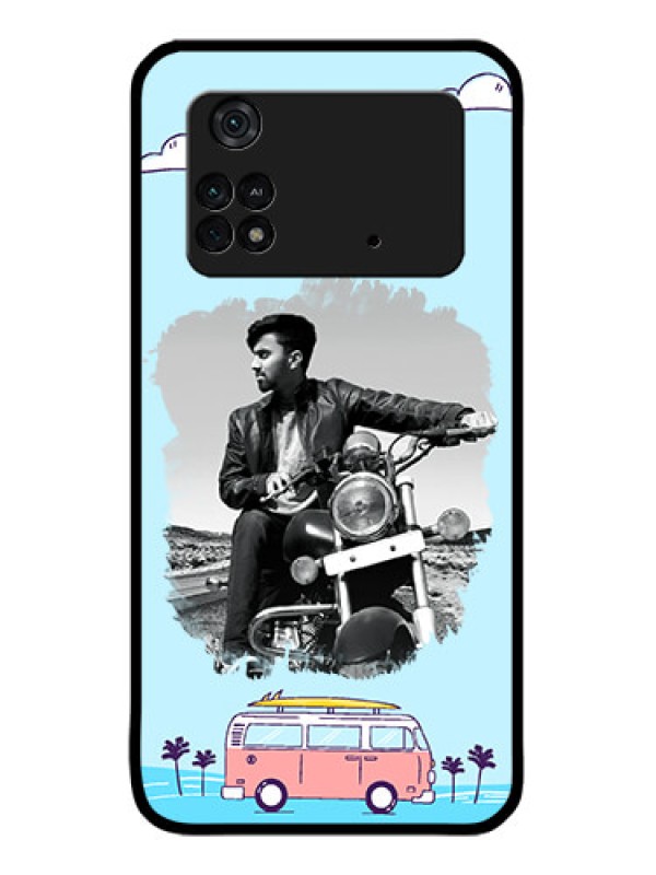 Custom Poco M4 Pro 4G Custom Metal Phone CaseTravel and Adventure Design