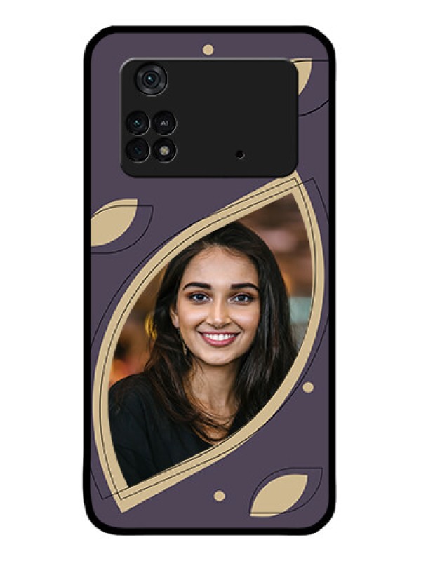 Custom Poco M4 Pro 4G Custom Metal Phone CaseFalling Leaf Design