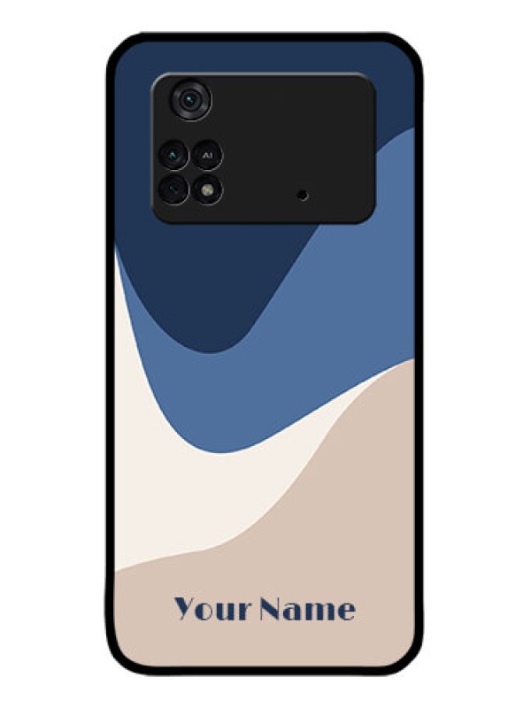 Custom Poco M4 Pro 4G Custom Metal Phone CaseAbstract Drip Art Design