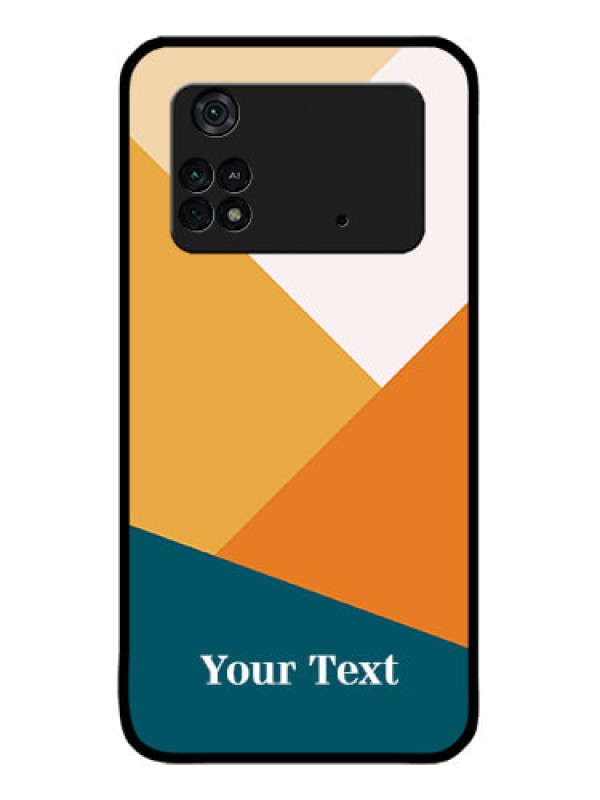 Custom Poco M4 Pro 4G Custom Metal Phone CaseStacked Multi - Colour Design