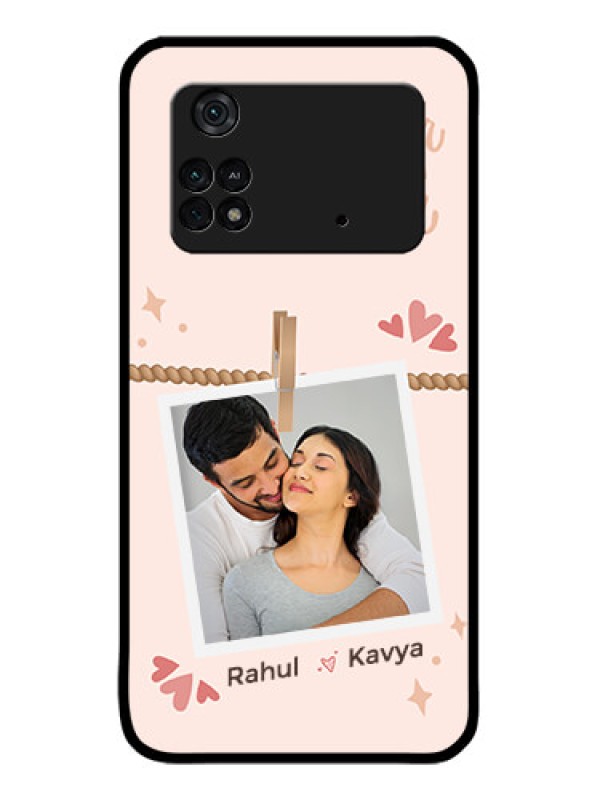 Custom Poco M4 Pro 4G Custom Metal Phone CaseForever And Ever Love Design